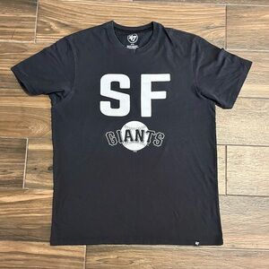 '47 Men's Faded Black SF Giants T-Shirt